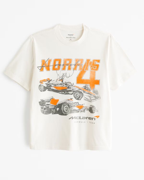 Lando Norris Vintage-Inspired Graphic Tee | Abercrombie & Fitch (US)