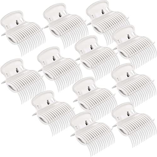 Amazon.com : 12 Pieces Hot Roller Clips Hair Curler Claw Clips Replacement Roller Clips for Small... | Amazon (US)