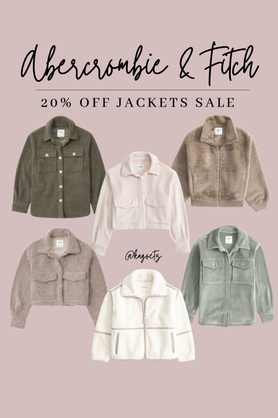 ABERCROMBIE + FITCH
20% OFF JACKETS SALE

#a&f #abercrombie #fallwear #fallstyle #falljackets 

#LTKsalealert #LTKfindsunder100 #LTKHolidaySale