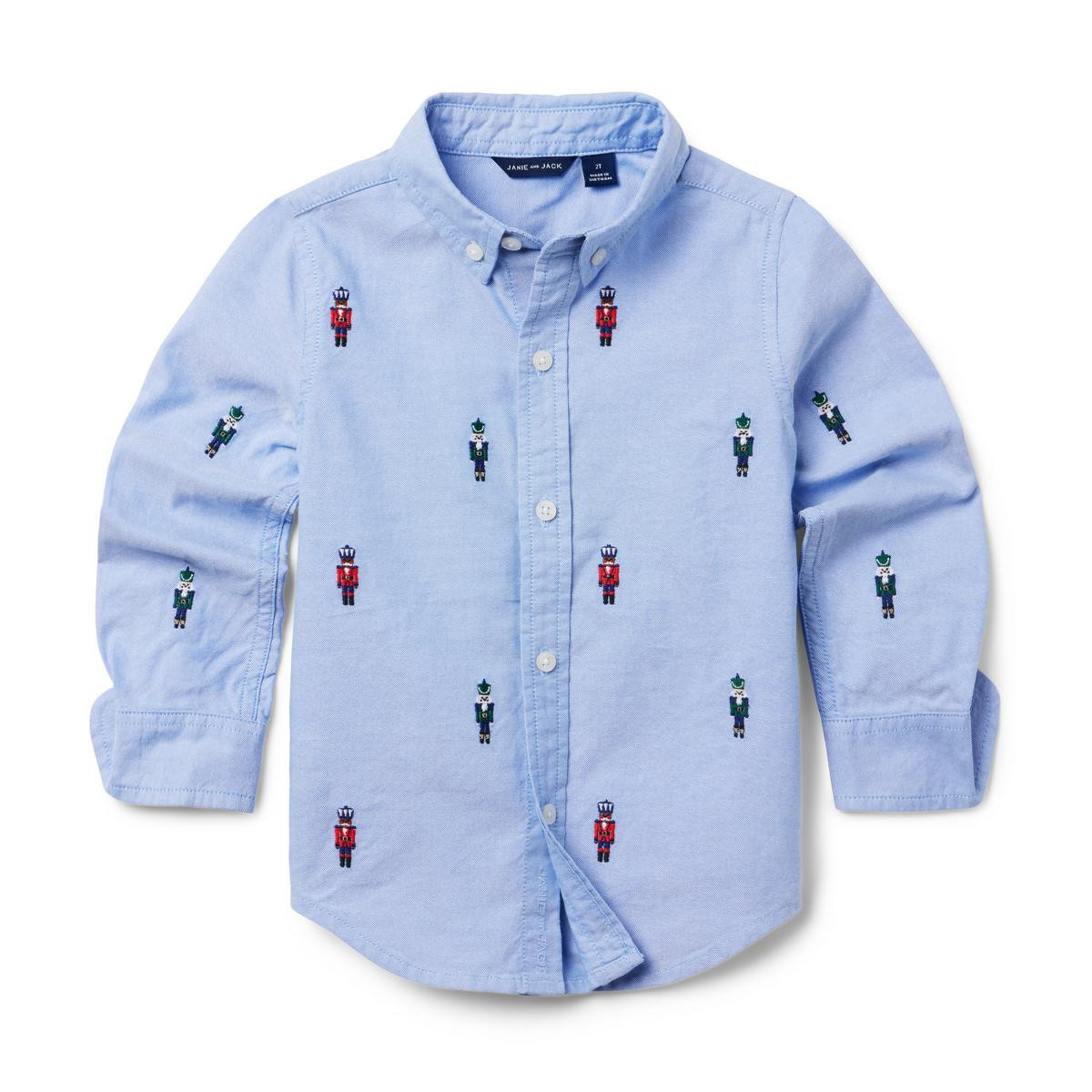 The Embroidered Oxford Shirt | Janie and Jack
