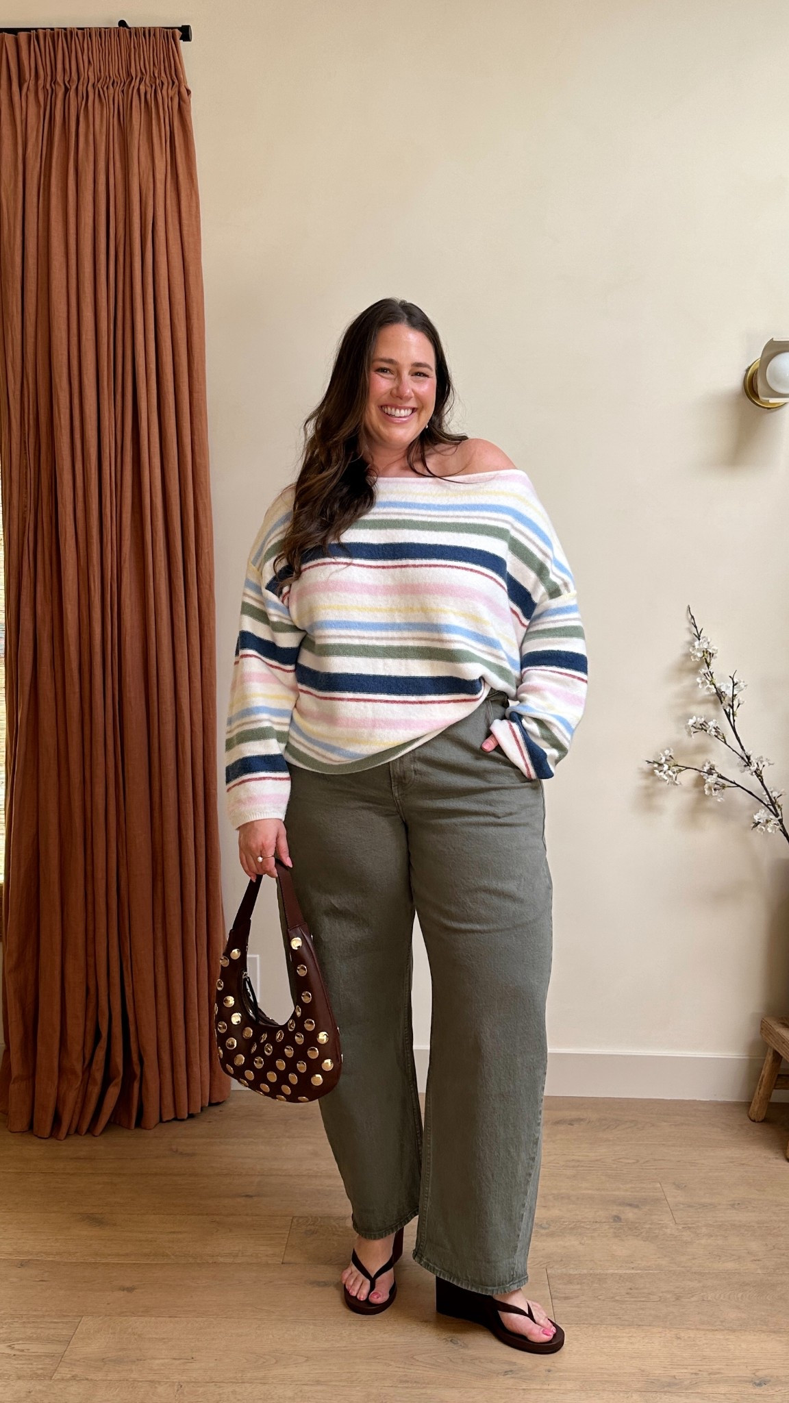 Sweater: size XXL but would have preferred XL

Jeans: size 33 Tall



#LTKMidsize #LTKootd #LTKSpringSale