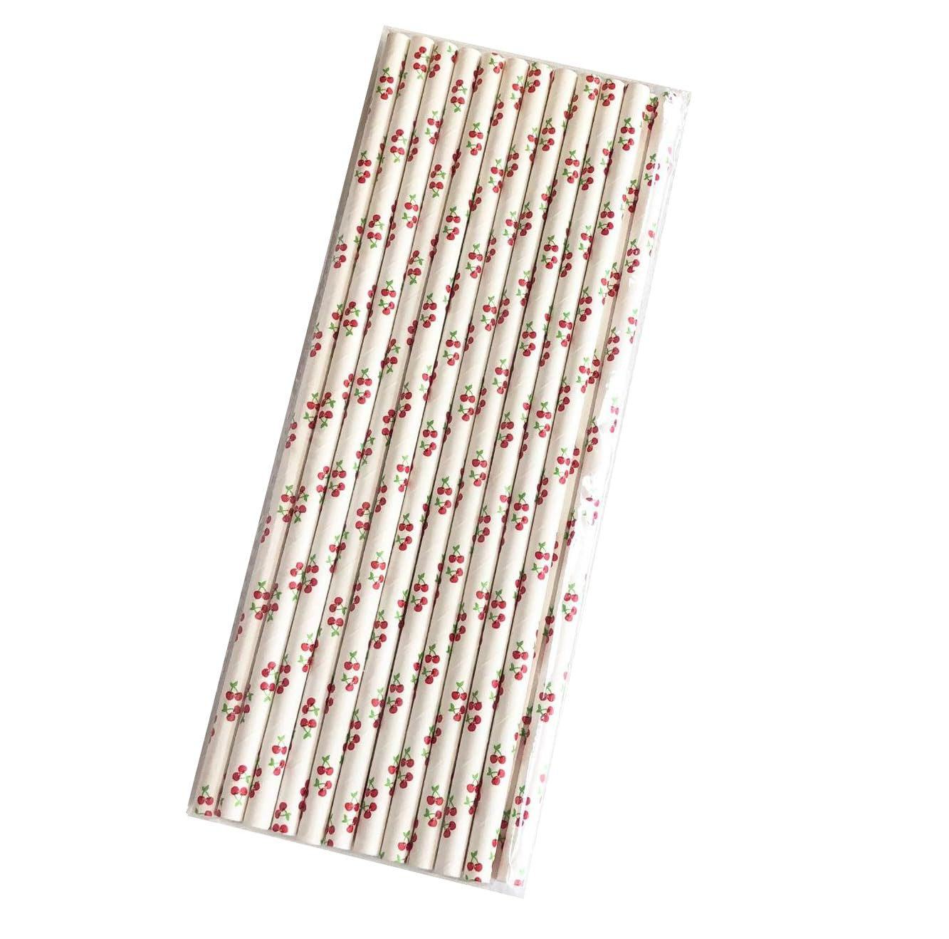 100 Pcs Disposable Straws, Biodegradable Paper Straws for Juices, Shakes, Smoothies, Party Suppli... | Amazon (US)