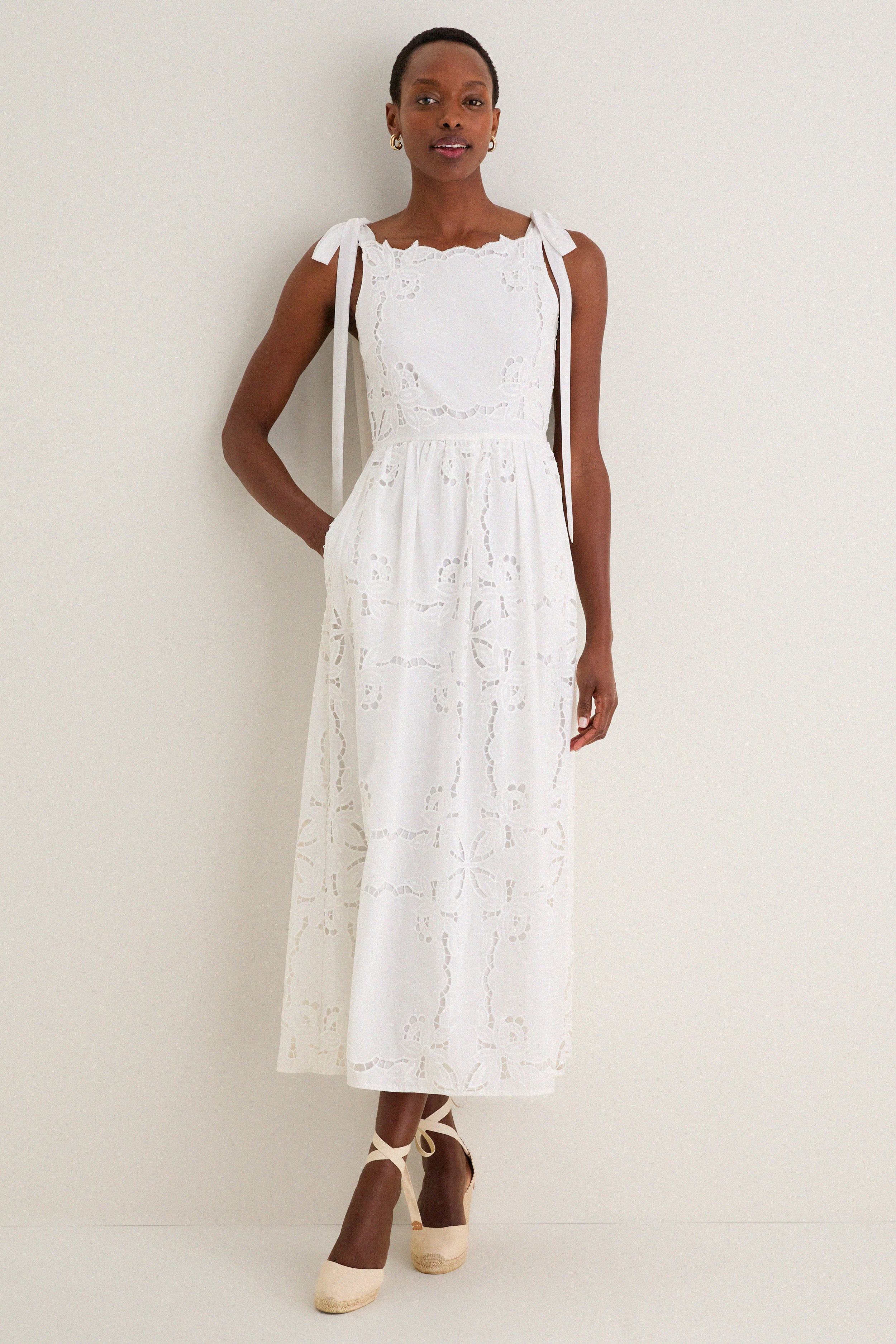 White April Midi Dress | Tuckernuck (US)