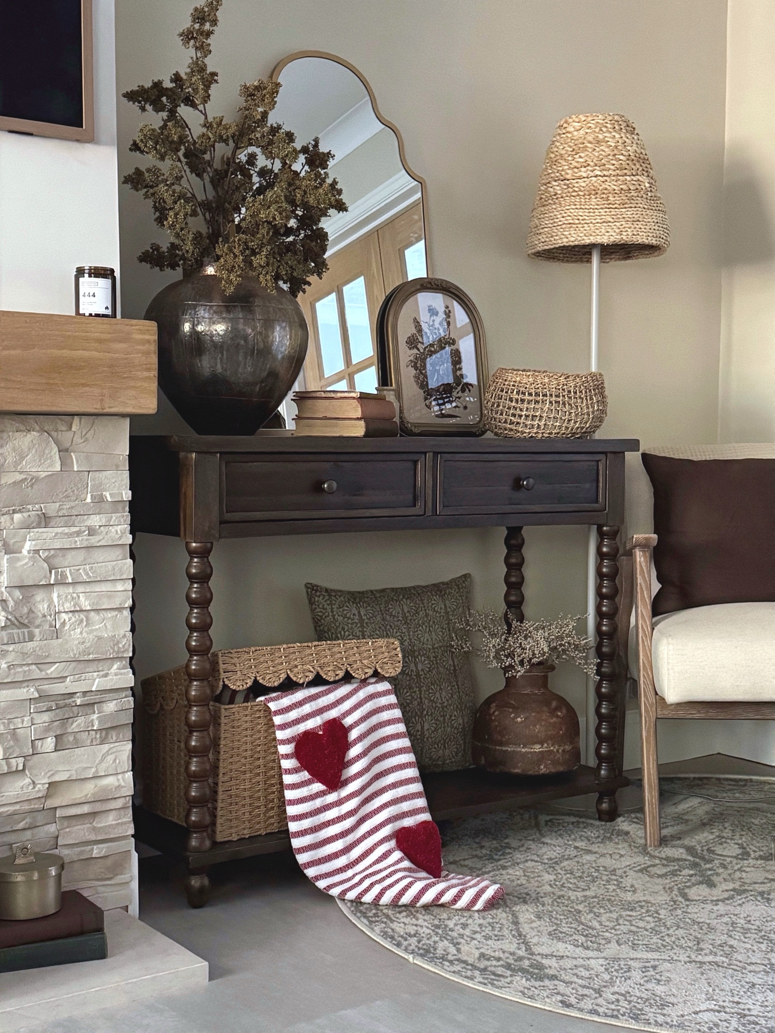 The perfect blanket for a subtle pop of colour and love month styling!

#LTKuk #LTKhome