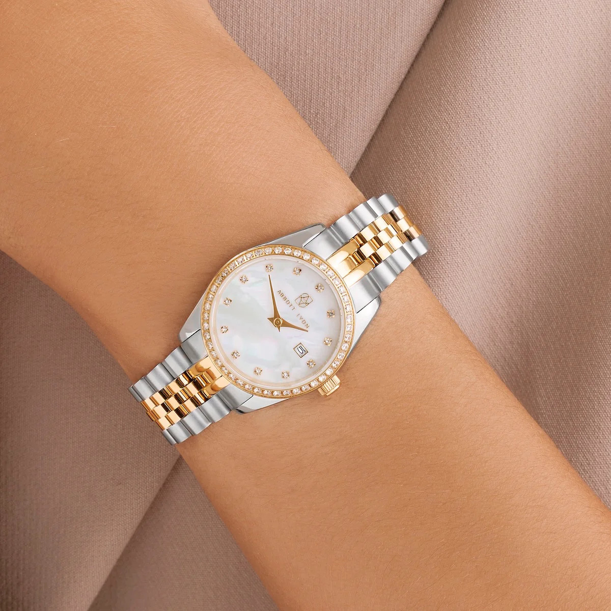 Pavé Two Tone Belgravia 30 Watch | Abbott Lyon