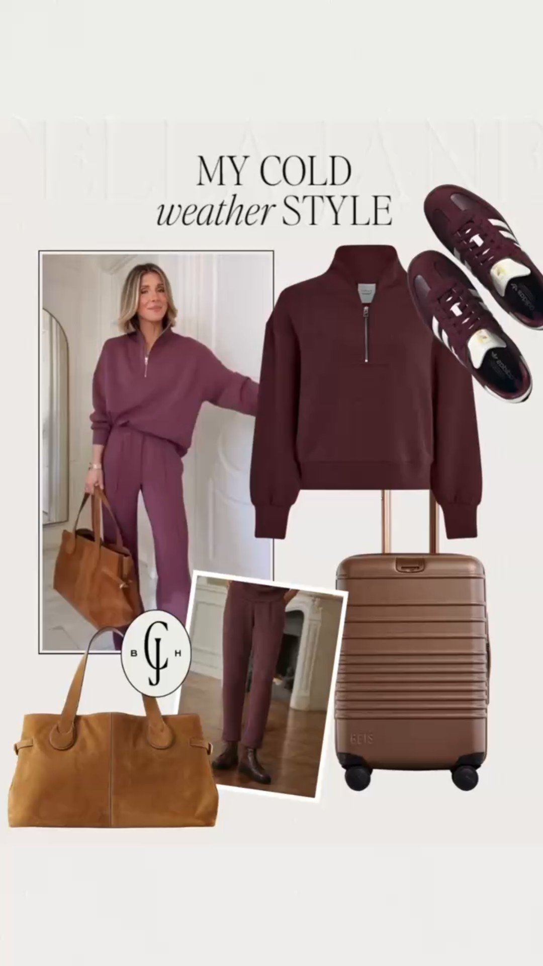 Love this cute and cont airport outfit 