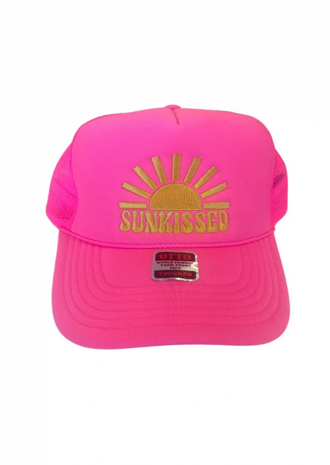 Sunkissed Hot Pink Trucker Hat | Pink Lily