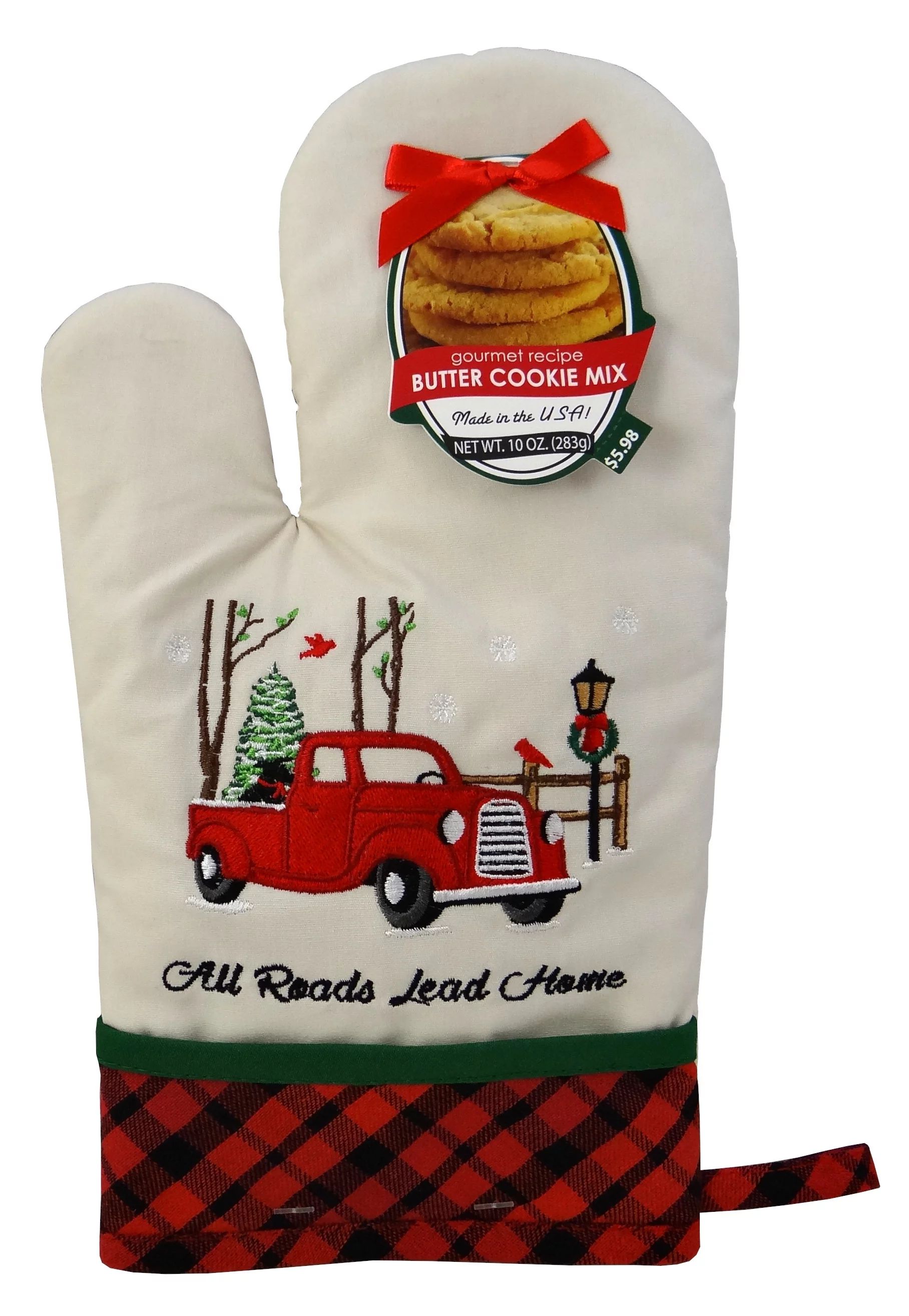 All Roads Lead Home Oven Mitt with Butter Cookie Mix, 10oz | Walmart (US)