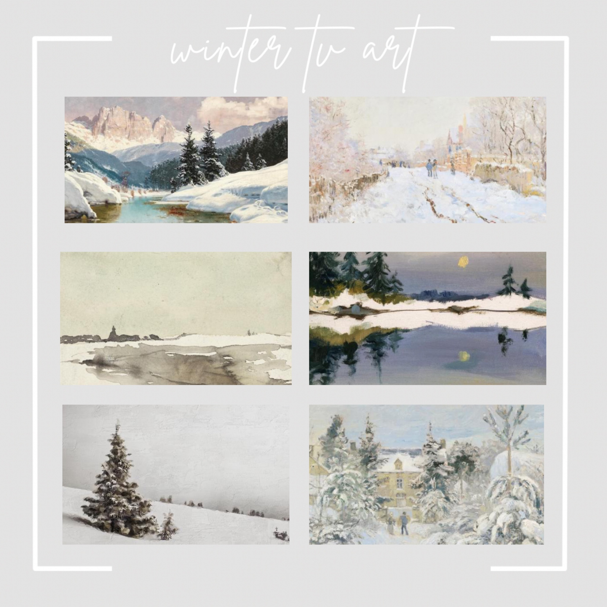 Winter TV Art | Samsung Frame TV | Winter Decor

#LTKFind #LTKhome #LTKSeasonal