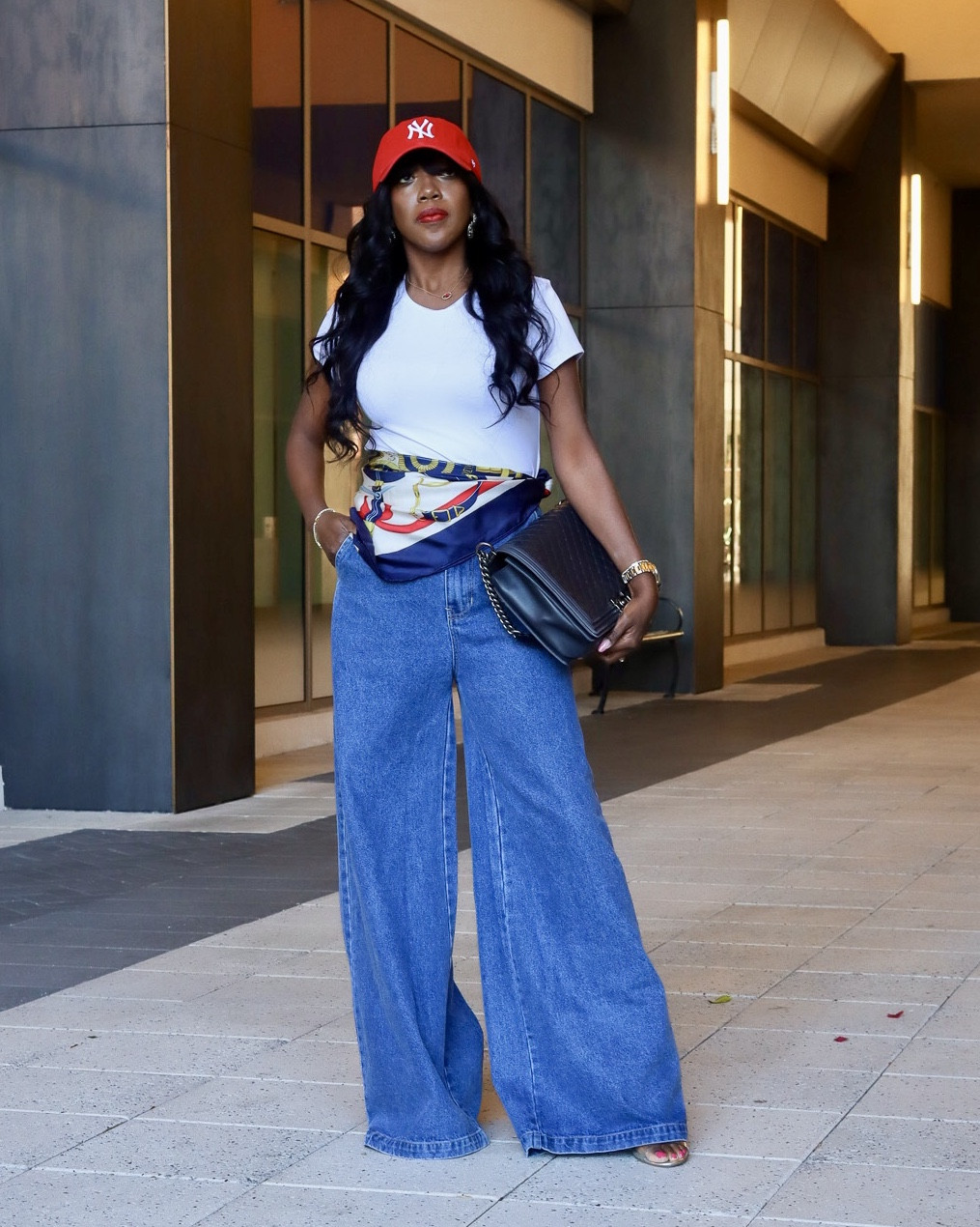 Loving these super wide leg jeans. I’m wearing a size small. They’re very long so wear your highest heels. 
I’m 5’6” in height. 

Casual Outfit, Date Night Outfit, Jeans, 
#LTKSeasonal 



#LTKootd #LTKOver40 #LTKSaleAlert