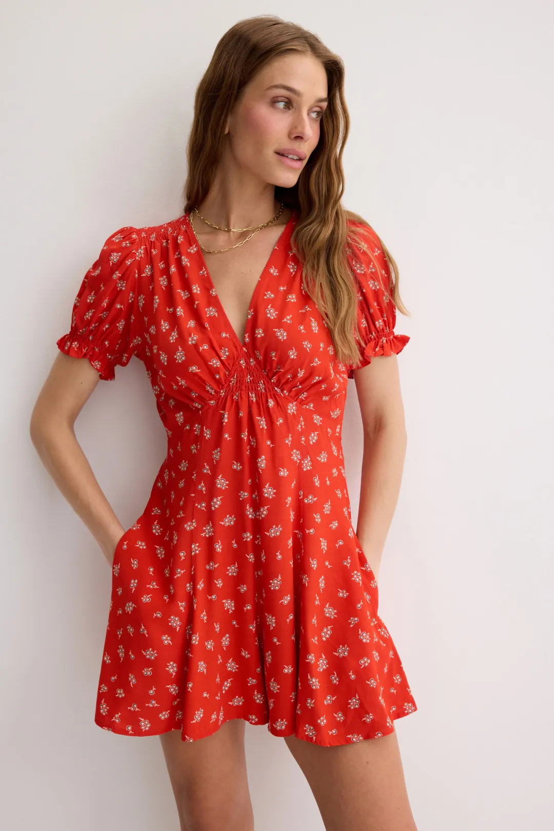 Polo Ralph Lauren Red Printed Romper | Rent the Runway