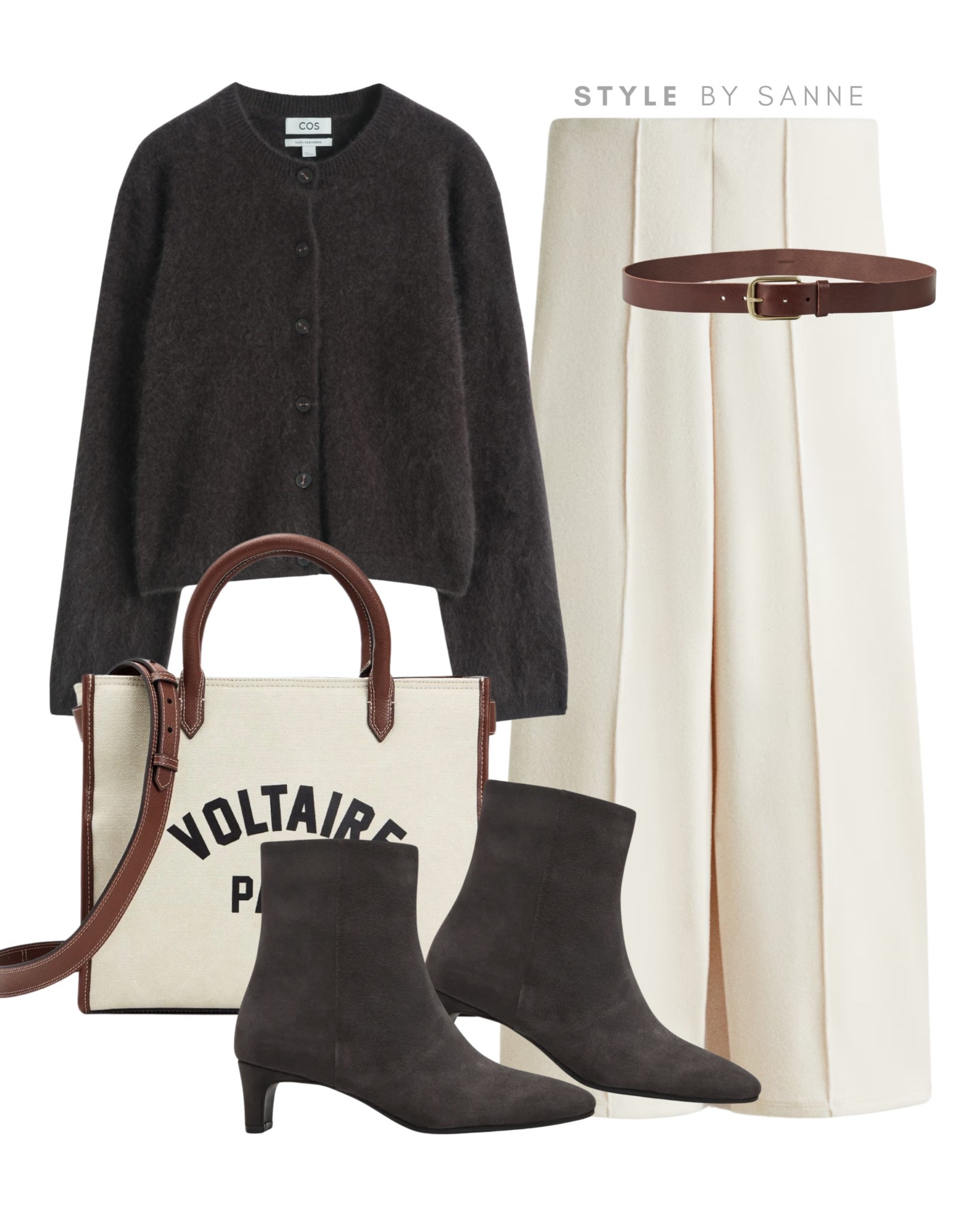 Warm tones in soft winter layers 🍂
A cropped brown knit paired with ivory trousers and suede ankle boots for a polished everyday look.
Tap to shop all pieces now! ✨


#LTKautumn #LTKstyletip #LTKwinter