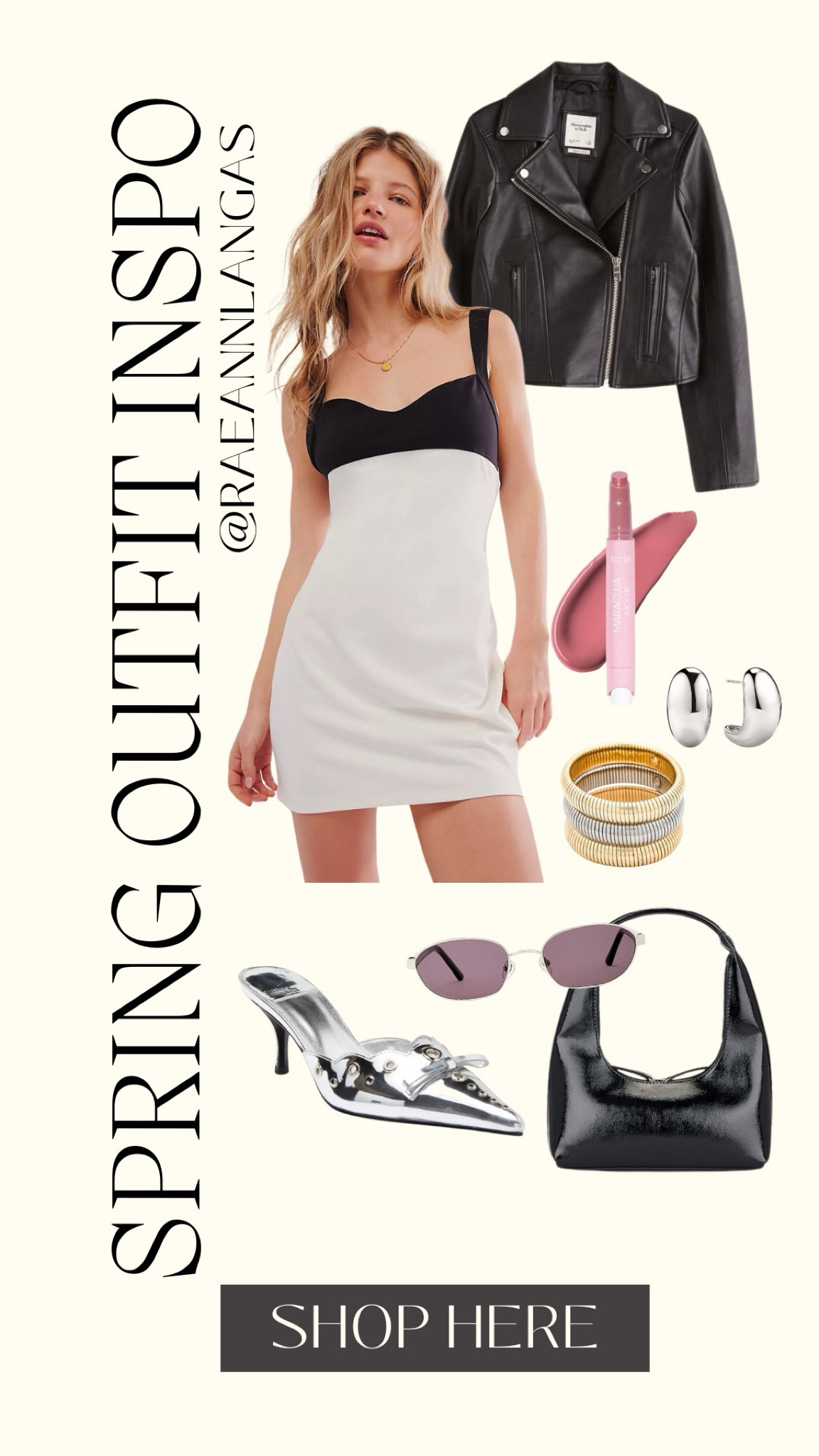 Spring outfit inspo - mini dress, moto jacket, and a kitten heel 

Spring style, spring outfit, spring fashion, spring fashion, outfit inspiration, outfit ideas

#LTKfindsunder100 #LTKstyletip #LTKmidsize