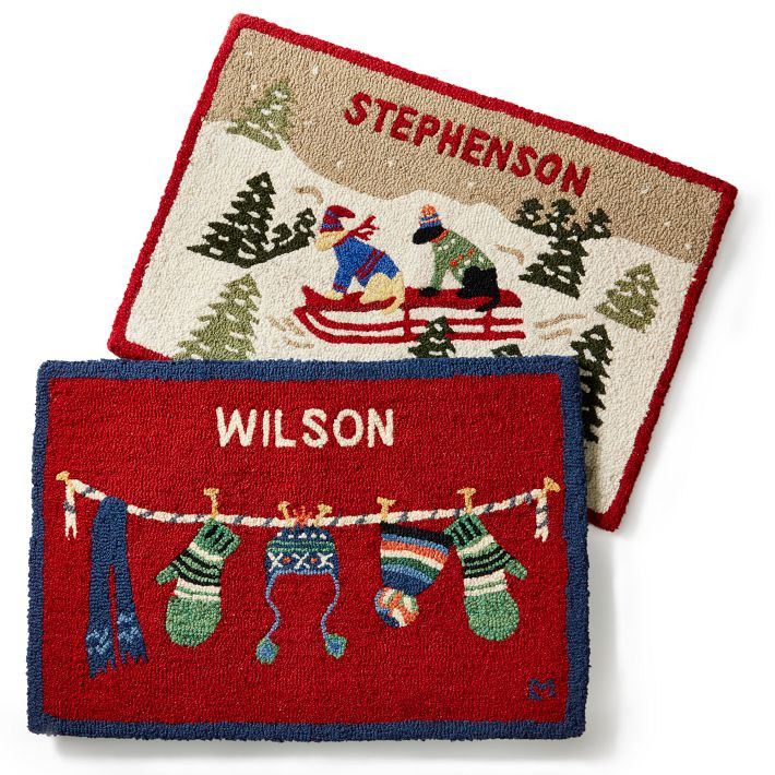 Hand Hooked Snow Rug | Mark and Graham