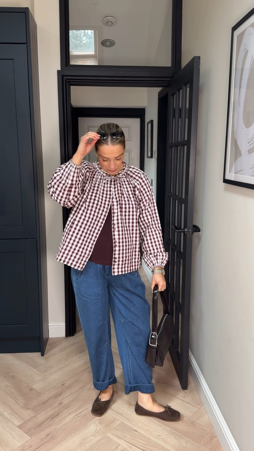 The suns out… so here’s the perfect co-ord for spring summer! I love gingham so much! And already worn this blouse a few times so just know I’ll be living in this gingham co-ord for summer! 

#LTKstyletip #LTKspring #LTKmaternity