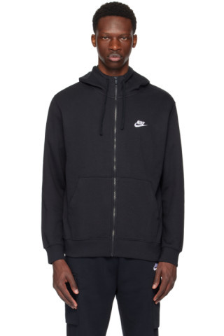 Black Zip Hoodie | SSENSE