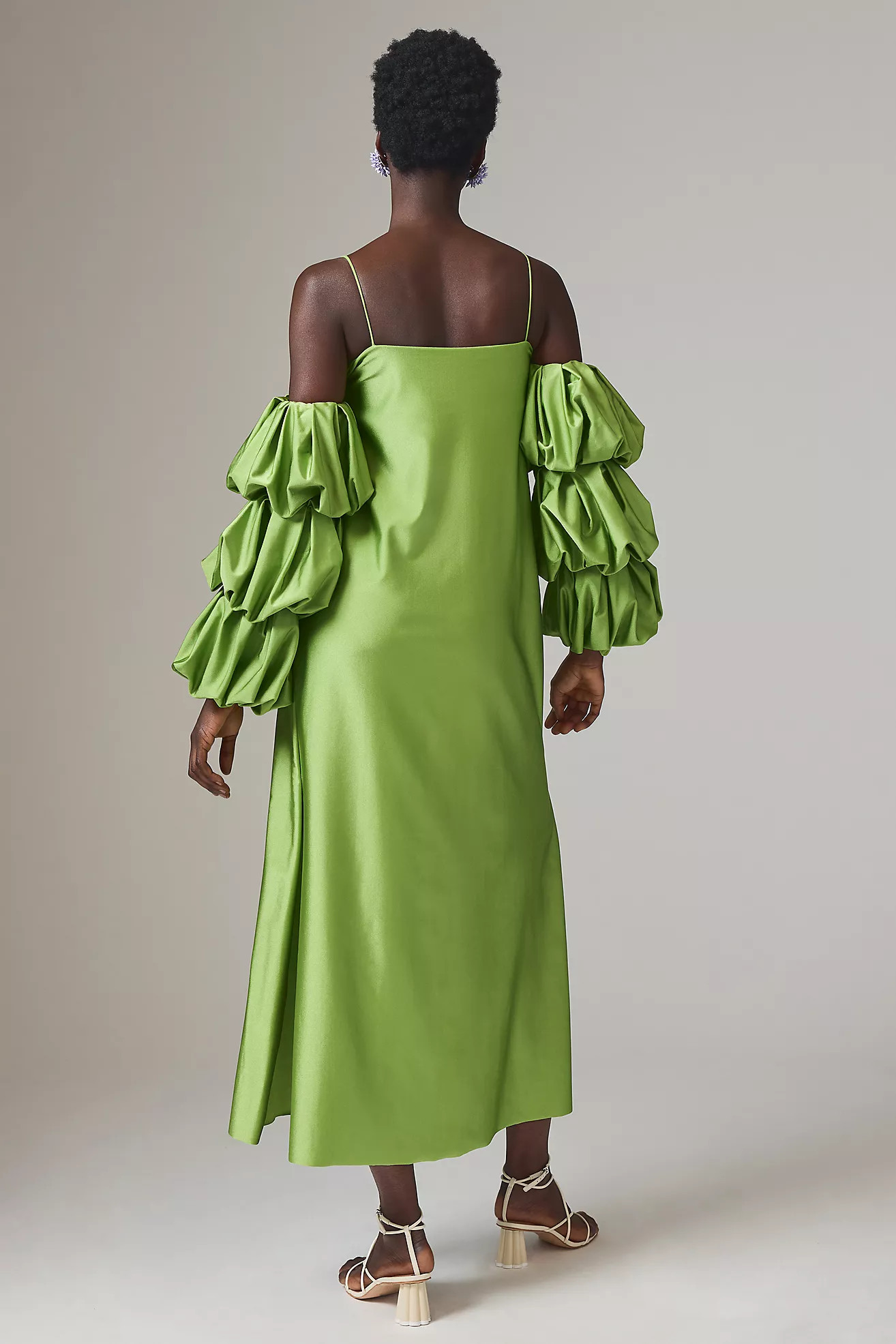 Eugenia Fernández Convertible-Sleeve Slip Dress | Anthropologie (US)