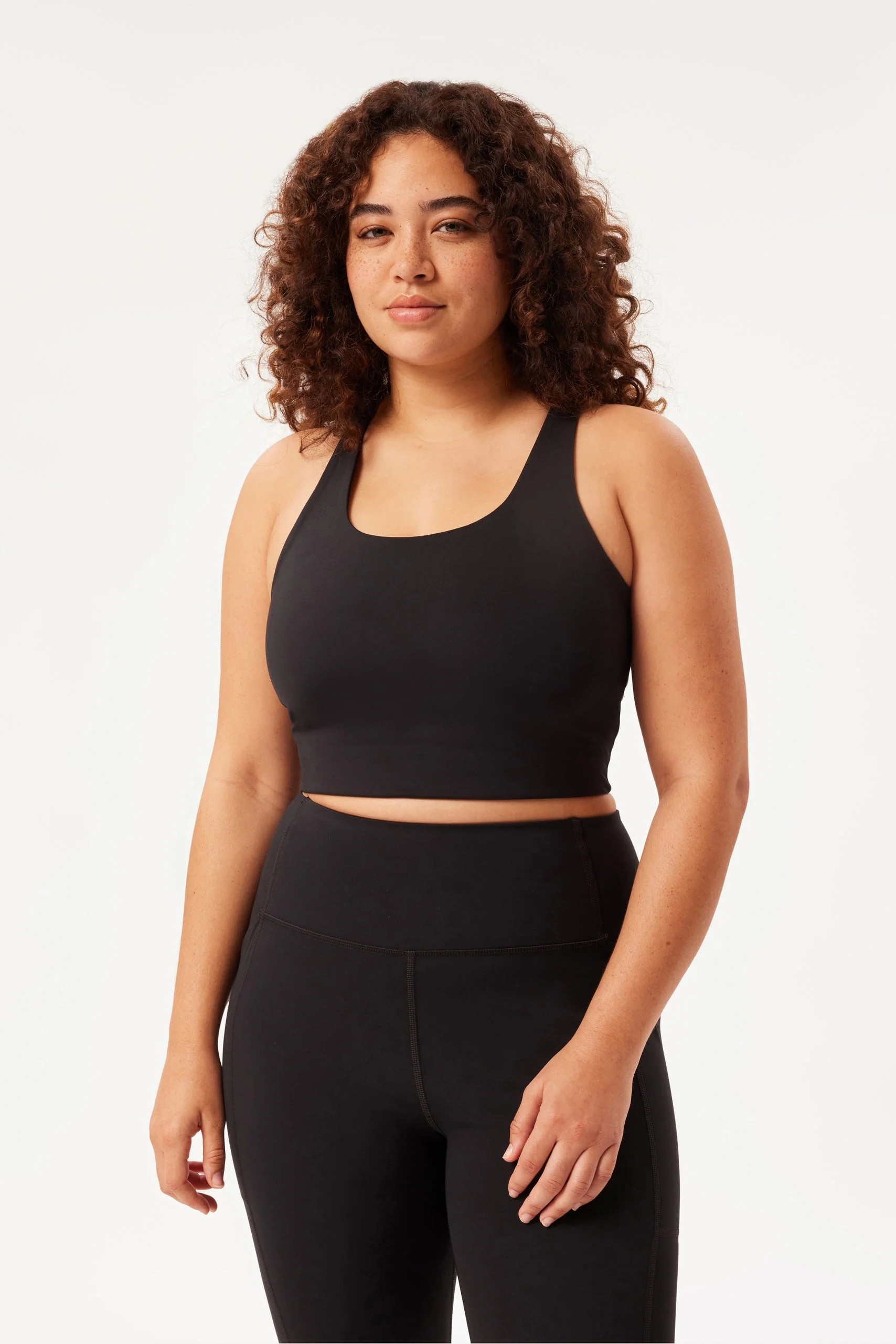 Black Paloma Racerback Bra | Girlfriend Collective