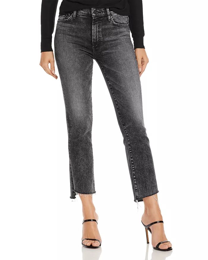 The Insider High Rise Crop Step Fray Bootcut Jeans | Bloomingdale's (US)