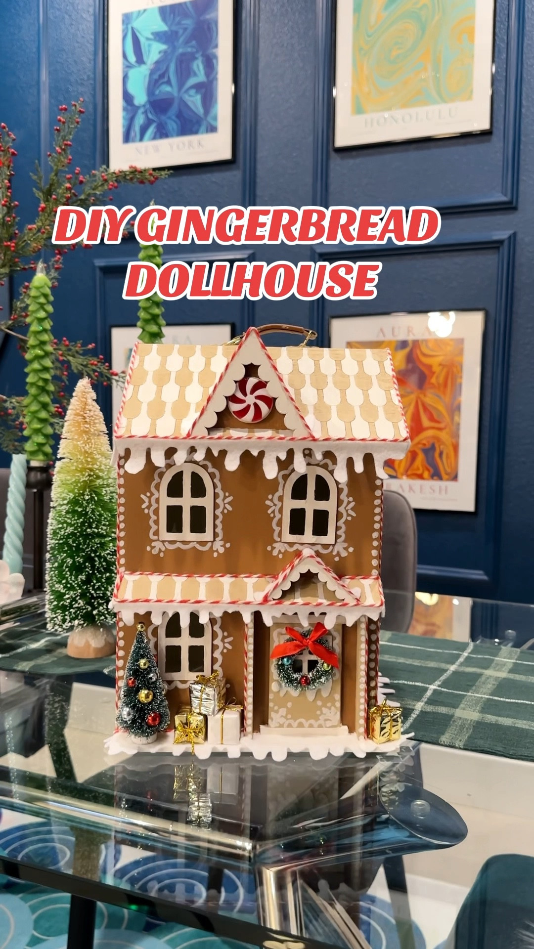 Turning this Michael’s dollhouse into a gingerbread house for Christmas! Supplies are linked below. 

Christmas Crafts | Holiday Decor | Gingerbread House | DIY Projectt

#LTKHoliday #LTKhome #LTKVideo