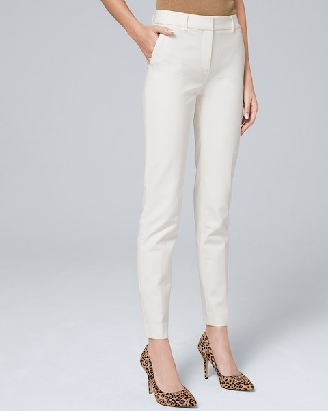 Comfort Stretch Slim Ankle Pants | White House Black Market