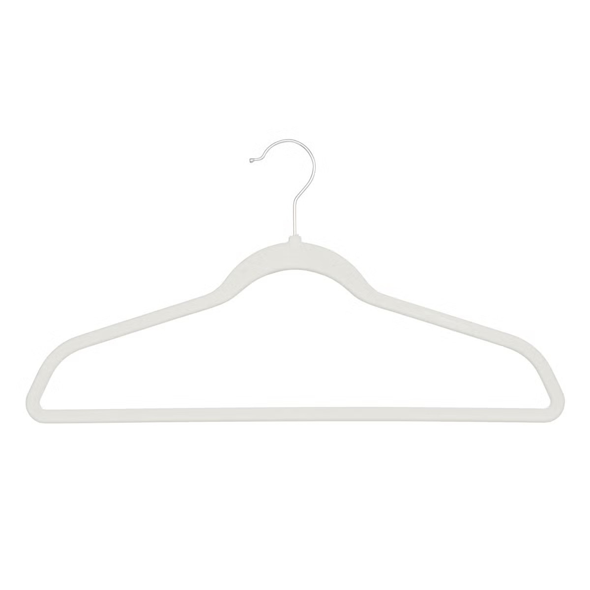 Non-Slip  Velvet Suit Hangers Linen Pkg/40 | The Container Store