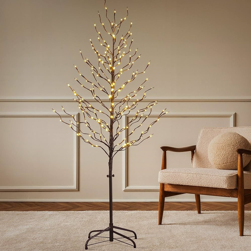 LIGHTSHARE 6FT 240L LED Star Light Tree, for Home Festival Party Christmas, Indoor and Outdoor Us... | Amazon (US)