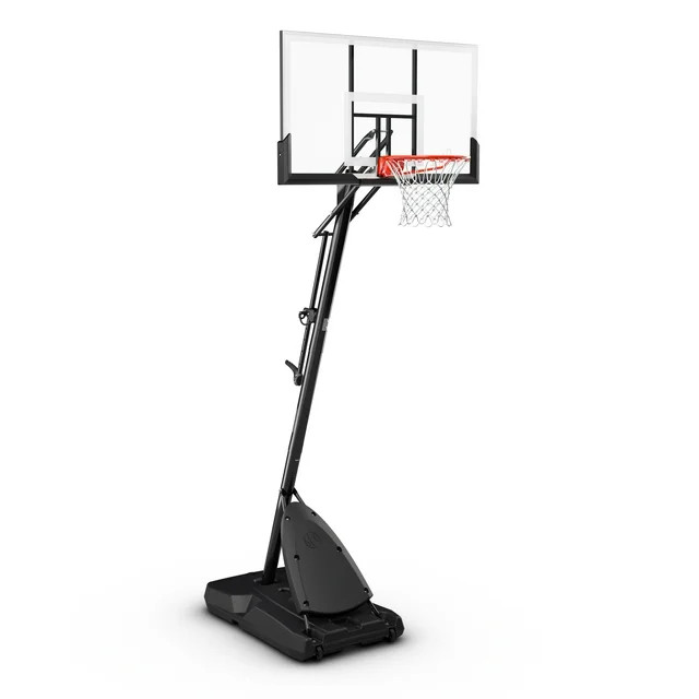 Spalding 54 inch Shatter-proof Polycarbonate Exacta Height® Portable Basketball Hoop System - Wa... | Walmart (US)