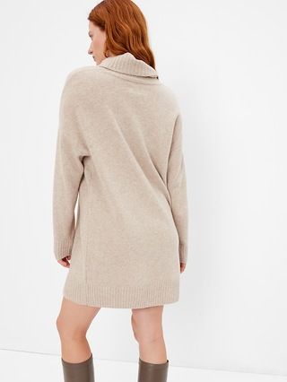CashSoft Mini Turtleneck Sweater Dress | Gap (US)
