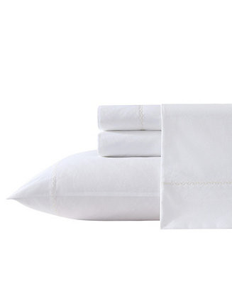 Laura Ashley 200-Thread Count Cotton Percale Sheet Set - Macy's | Macy's