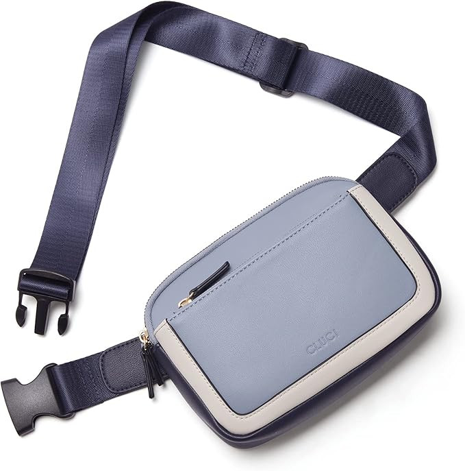 CLUCI Belt Bag for Women, Mini Everywhere Crossbody Waist Bag Adjustable Strap, Vegan Leather Wom... | Amazon (US)