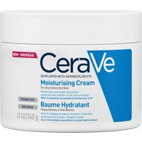 CeraVe Moisturising Cream Pot for Face and Body with Ceramides for Dry to Very Dry Skin 340g | Look Fantastic (UK)