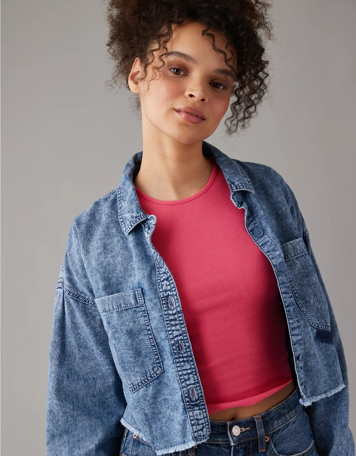 AE High Neck Daily Fave Tank Top | American Eagle Outfitters (US & CA)