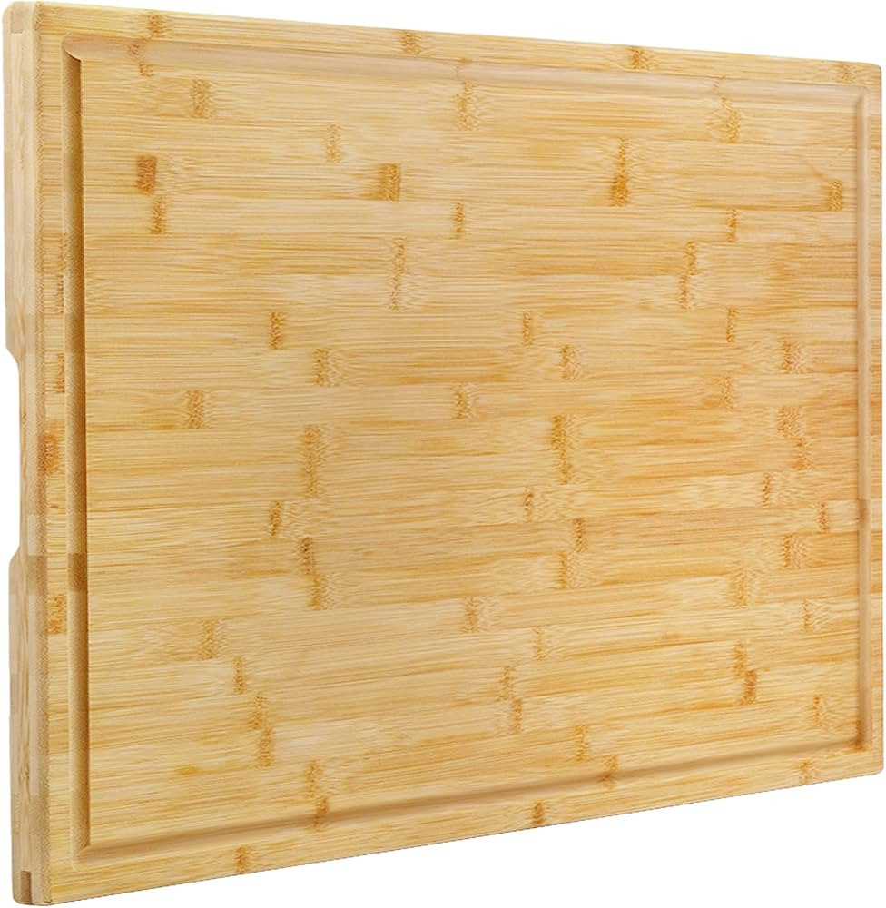 Utoplike Extra Large Cutting Board for kitchen, 30 x 20 Inch Bamboo Chopping Boards, Wood Stove T... | Amazon (US)