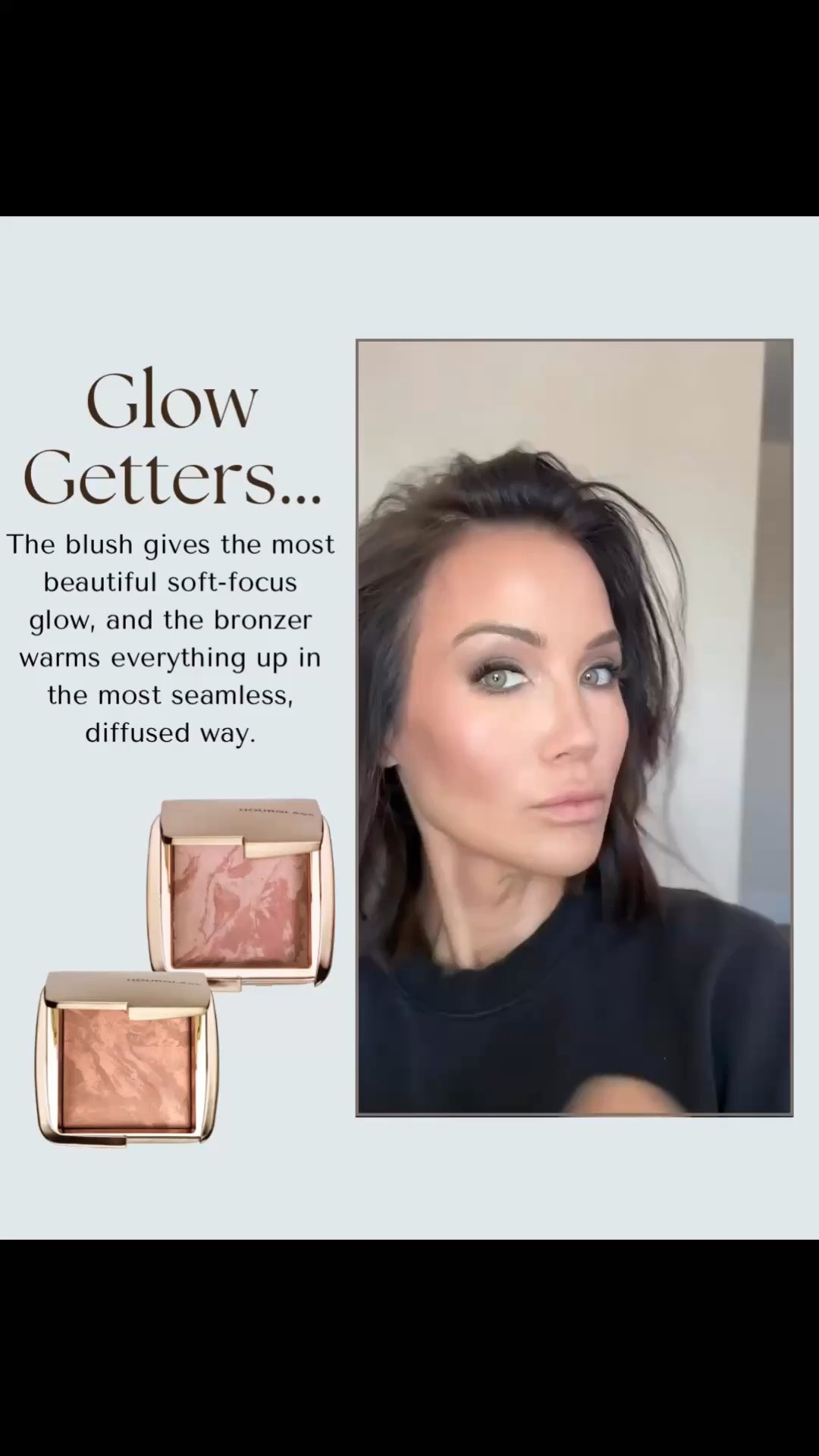 Hourglass blush and bronzers have been top sellers for a few months for their beautiful radiance and soft blend ability. 
Using Mood exposure Blush and shade Bronze light bronzer

#LTKfitnessgoals #LTKOver40 #LTKBeauty