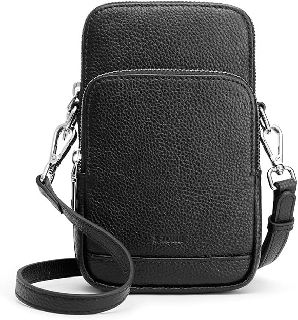 S-ZONE Leather Crossbody Bags for Women RFID Blocking Purses with Card Slots Small Phone Purse Tr... | Amazon (US)