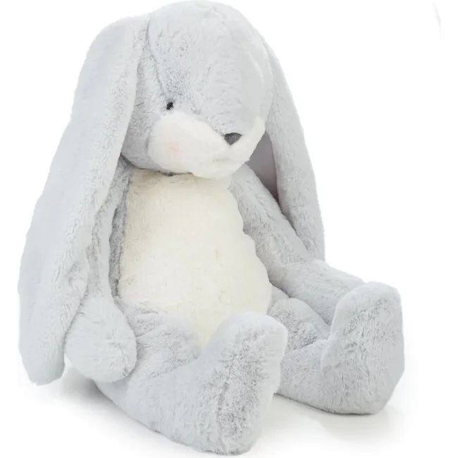 Big Nibble Bunny 20" Gray Stuffed Animal | Maisonette