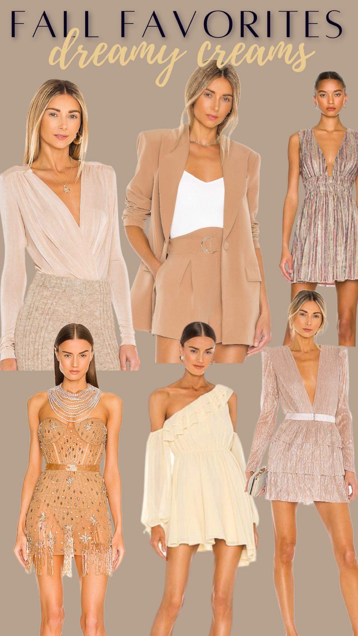 Dreamy creams for Fall 🤎🤍

#LTKunder100 #LTKSeasonal #LTKstyletip