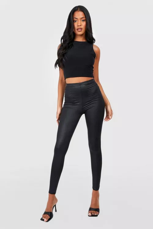 Tall Wet Look Leggings | Boohoo.com (US & CA)