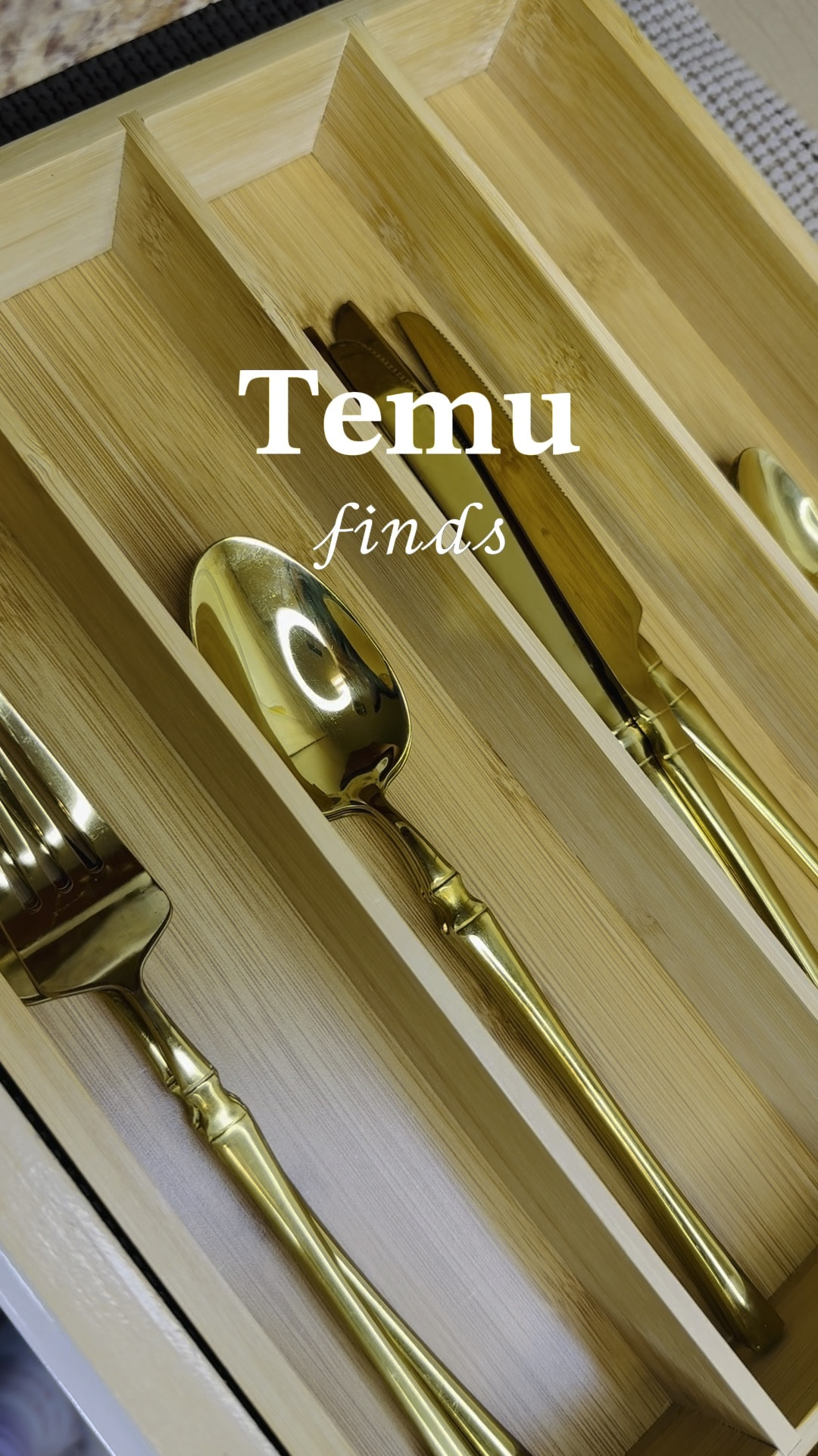 Juego de cubiertos dorados 

#LTKVideo #LTKActive #LTKhome