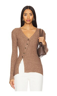 HEARTLOOM Sivan Top in Mocha from Revolve.com | Revolve Clothing (Global)