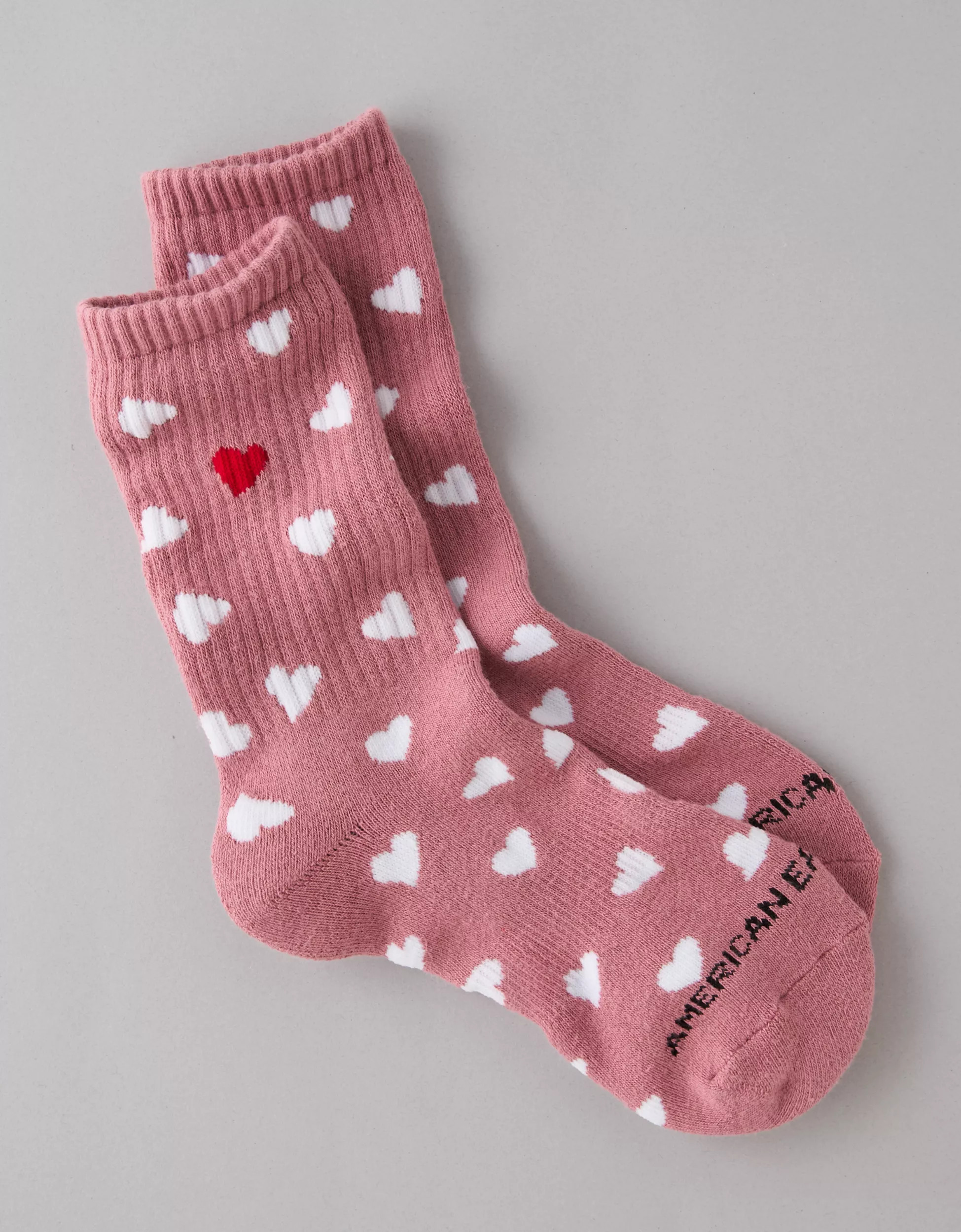 AE Valentine's Day Crew Socks | American Eagle Outfitters (US & CA)