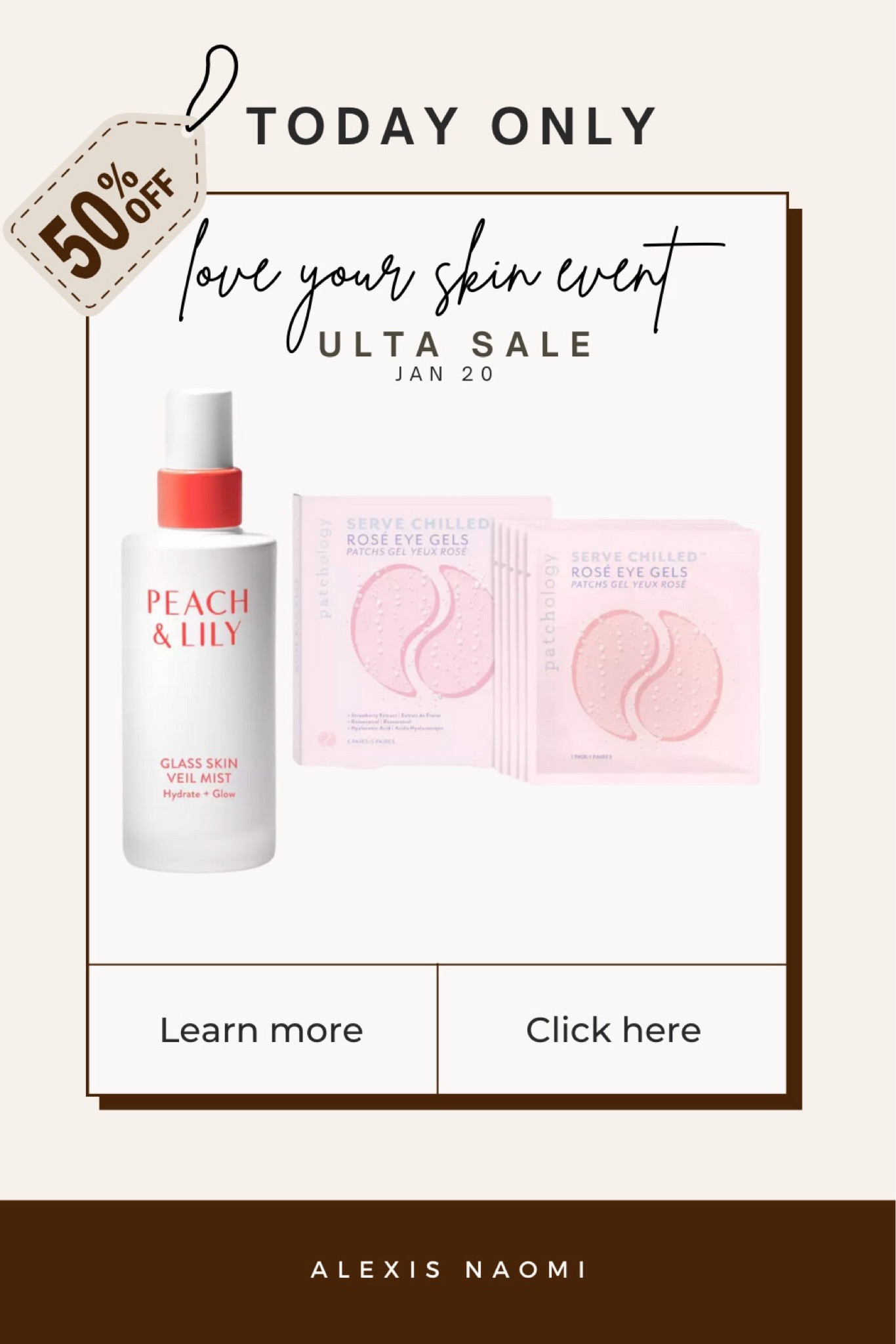 ALERT: Ulta sale TODAY ONLY!

Select items are 50% off for the Ulta Love Your Skin Event! More deals tomorrow!

#LTKbeauty #LTKsalealert #LTKSeasonal