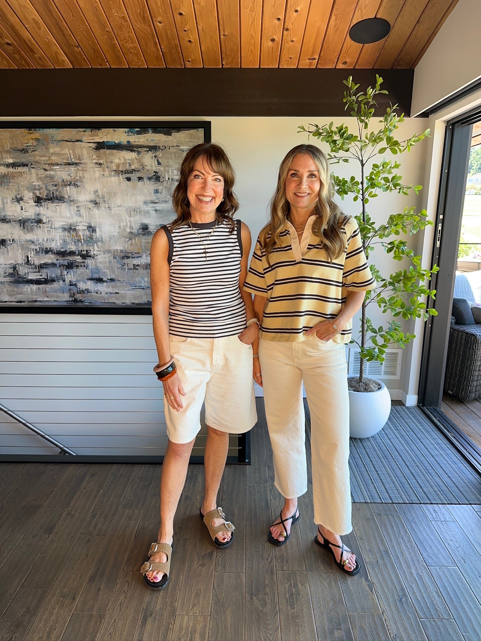 OOTD! Stripes and light pants is a summer go-to!

#LTKOver40 #LTKSeasonal