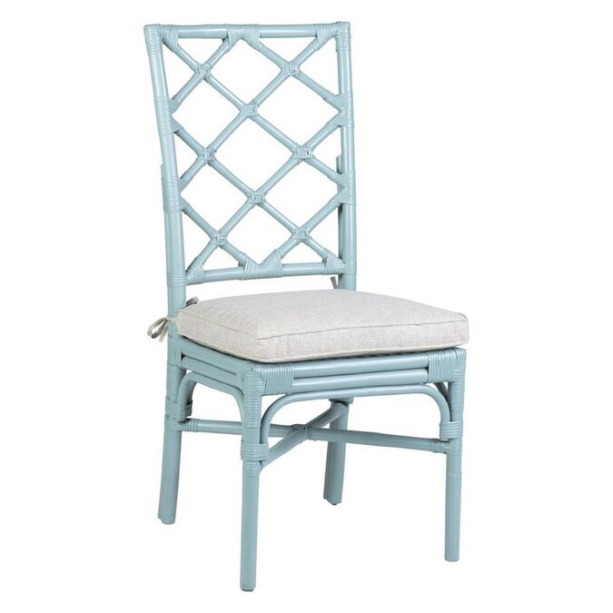 East at Main Set of 2 Casual Polyester/Polyester Blend Side Chair (Rattan Frame) Lowes.com | Lowe's