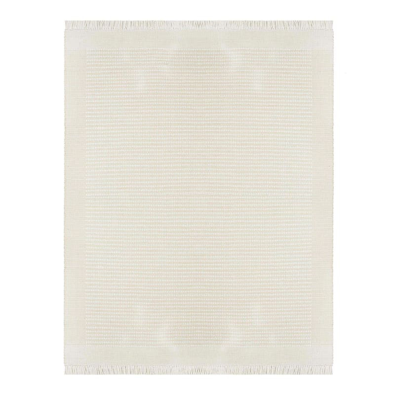(B818) Newton Ivory Flatweave Area Rug, 8x10 | At Home
