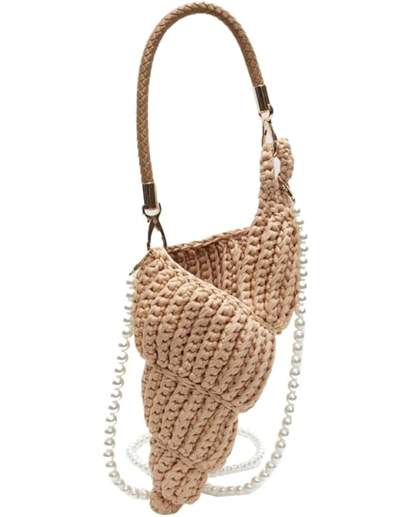Bohemia Crochet Handwoven Seashell Bag Women Boho Summer Beach Bag Evening Clutch Purses Shoulder... | Amazon (US)