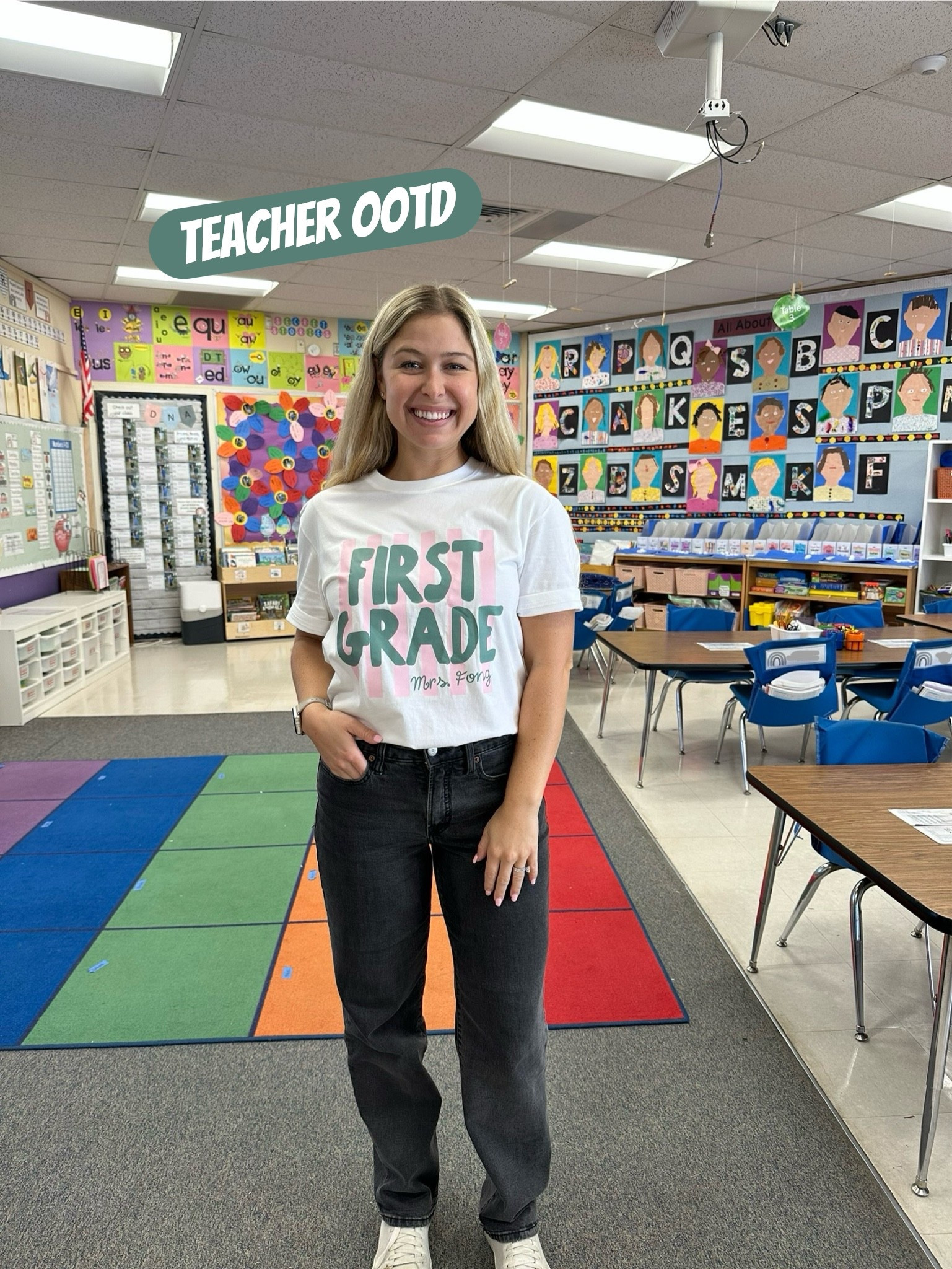 Teacher outfit of the day! These personalized shirts come in multiple grade levels and colors!

#LTKootd #LTKgrwm #LTKdayinmylife