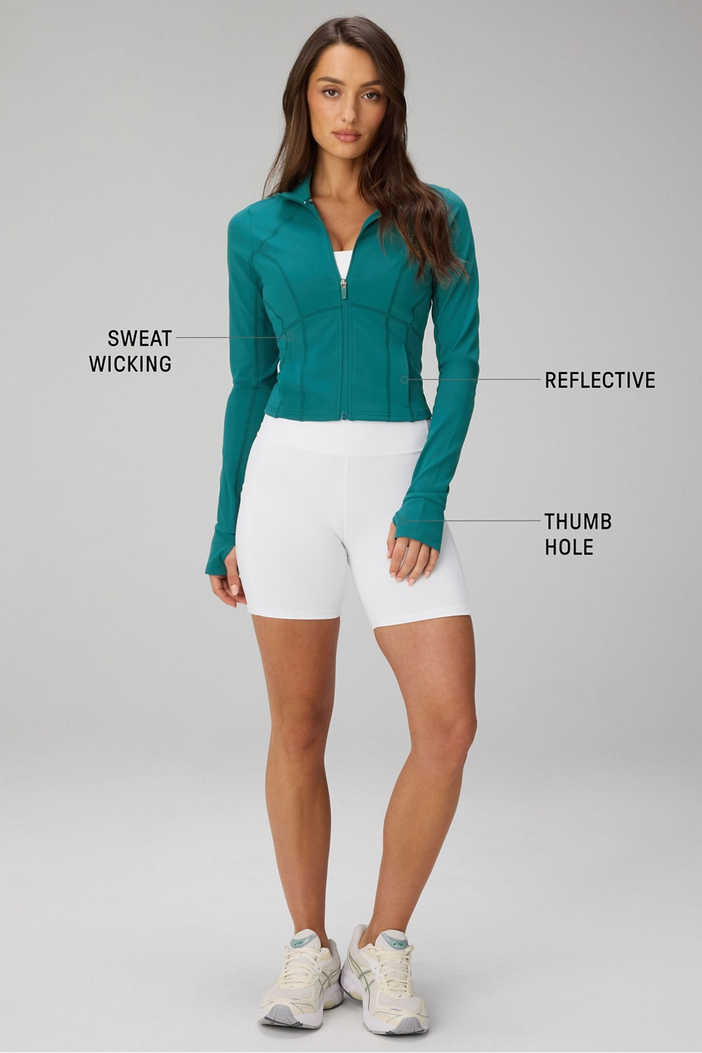 Perfect Storm Cropped Train Jacket | Fabletics