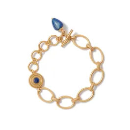 Etruscan Lapis T-Bar Bracelet | The MET